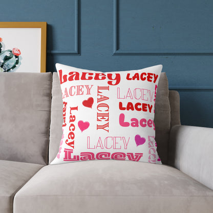 (Personizable) Name Of Your Loved One 01 Poly Pillow