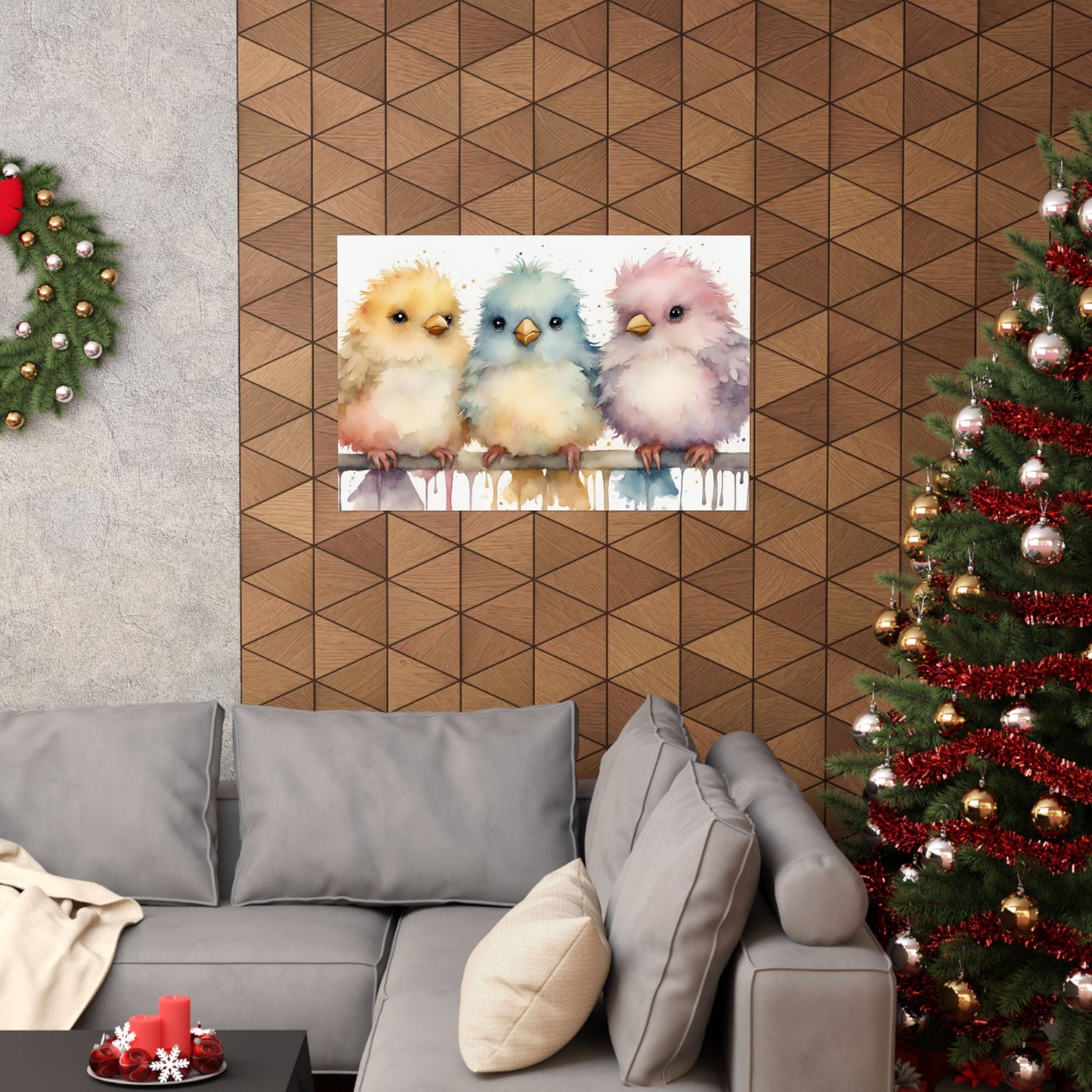 Nursery Birdies 3 Matte Horizontal Posters