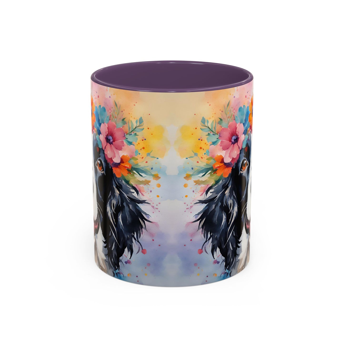 Springer Spaniel 02 Accent Coffee Mug - Dog Lover Gift