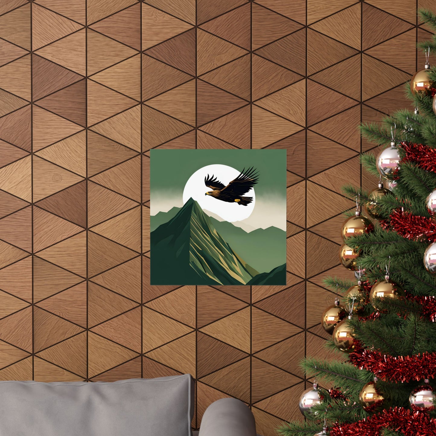 Lone Collection Eagle 19 Matte Square Posters