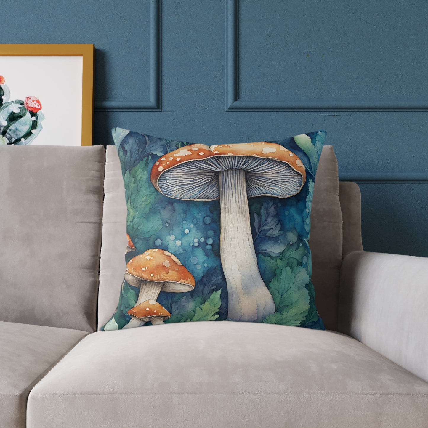 Toadstool 03 Poly Pillow - Natures Beauty Design