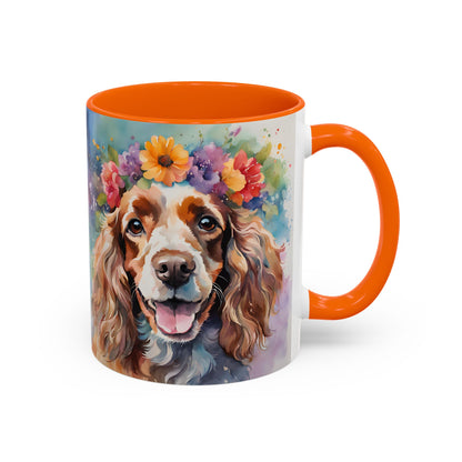 Cocker Spaniel 01 Accent Coffee Mug - Dog Lover Gift