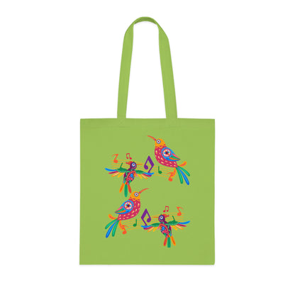 Funky birds 06 Cotton Tote