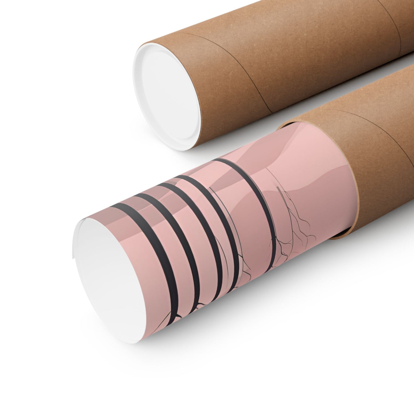 Lonely Forest Pink 23 Matte Square Posters