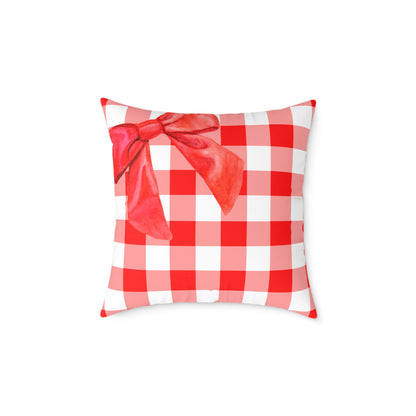 Valentine Chocolate Covered Strawberries 1 Poly Pillow