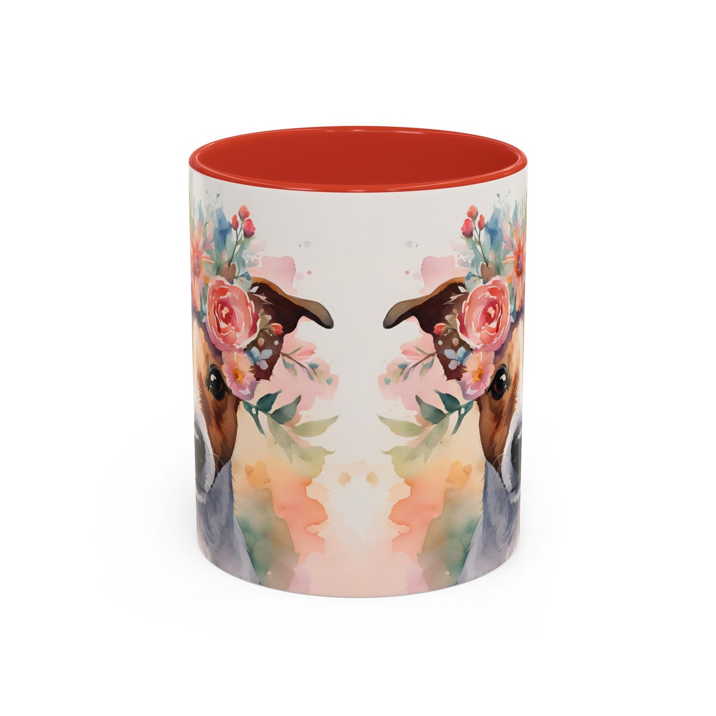 Jack Russell 01 Accent Coffee Mug - Dog Lover Gift