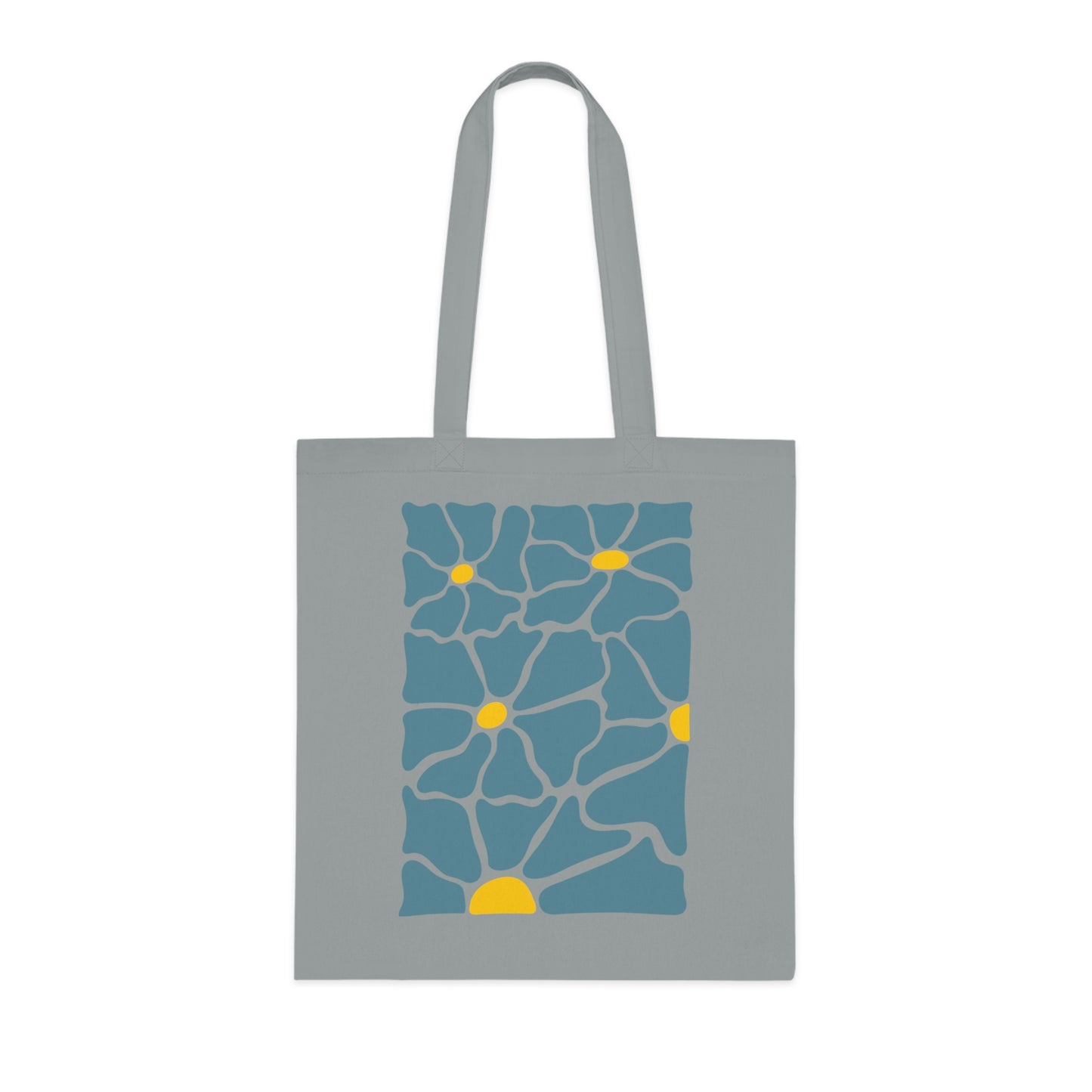 Abstract flowers 21 Cotton Tote