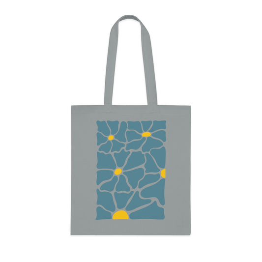 Abstract flowers 21 Cotton Tote