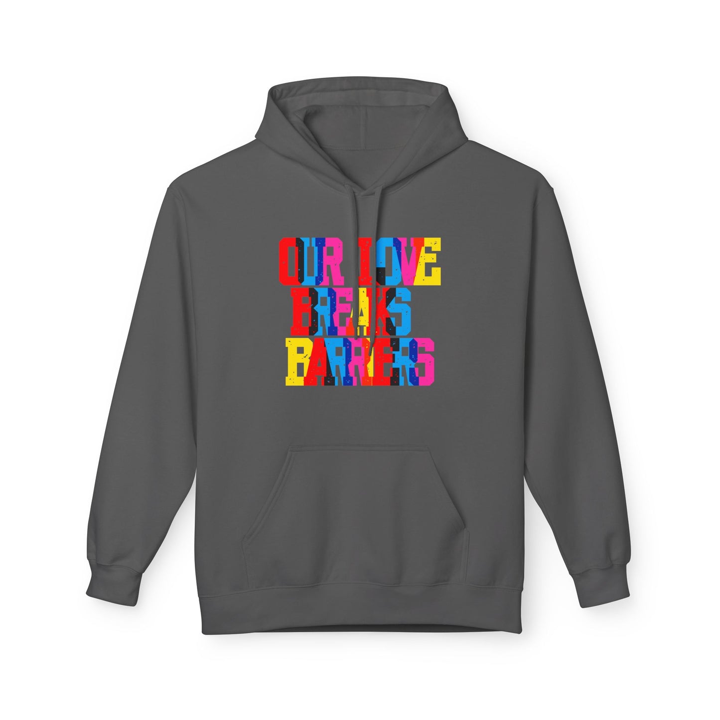 Our Live Breaks Barriers Unisex Valentines Hoodie