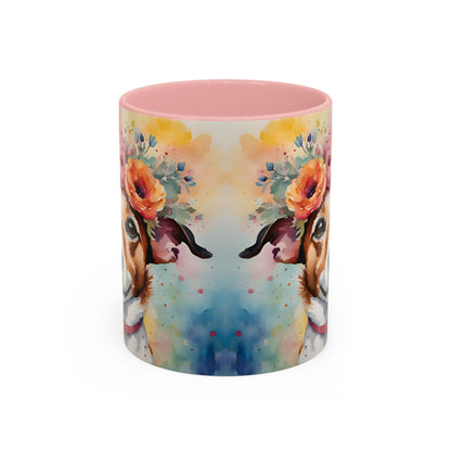 Jack Russell 04 Accent Coffee Mug - Dog Lover Gift