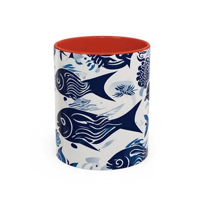 Fish 15 Accent Coffee Mug (11oz)
