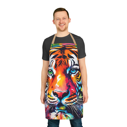 Multicolored Tiger Adult Apron (AOP)