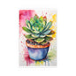 Multicolored Succulent 3 Indoor and Outdoor Silk Poster