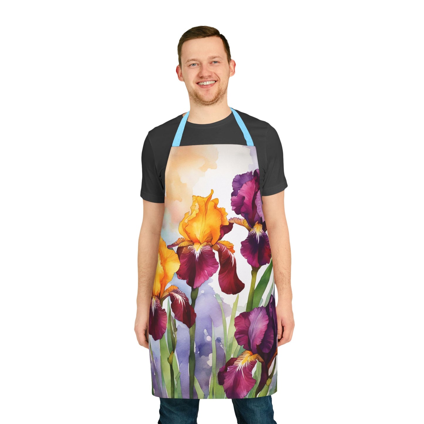 Irises 02 Apron 5-Color Straps