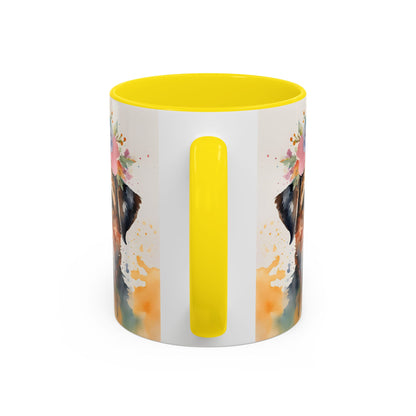Border Terrier 03 Accent Coffee Mug - Dog Lover Gift
