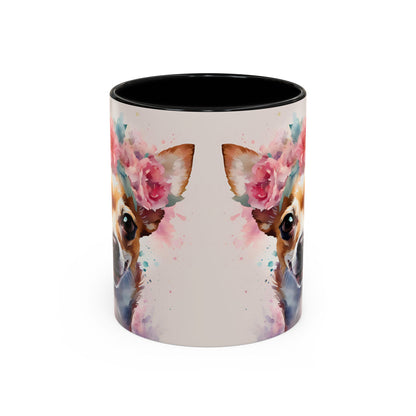Chihuahua 01 Accent Coffee Mug - Dog Lover Gift