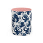 Octopus 3 Accent Coffee Mug (11oz)