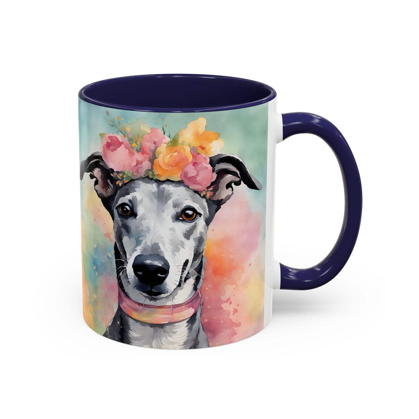 Greyhound 03 Accent Coffee Mug - Dog Lover Gift