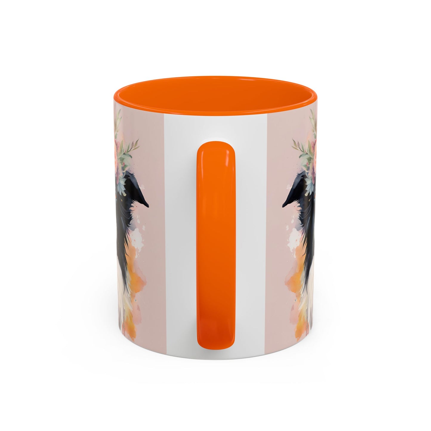 Border Collie 02 Accent Coffee Mug - Dog Lover Gift