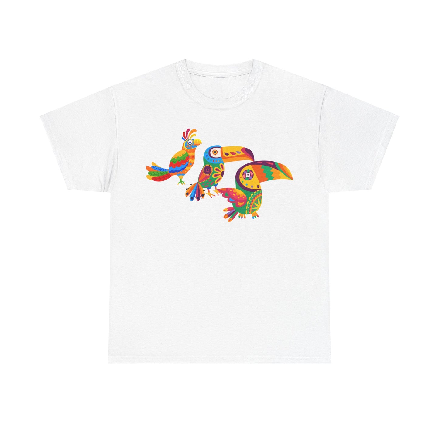 Jazzy birds 09 Unisex Heavy Cotton Tee