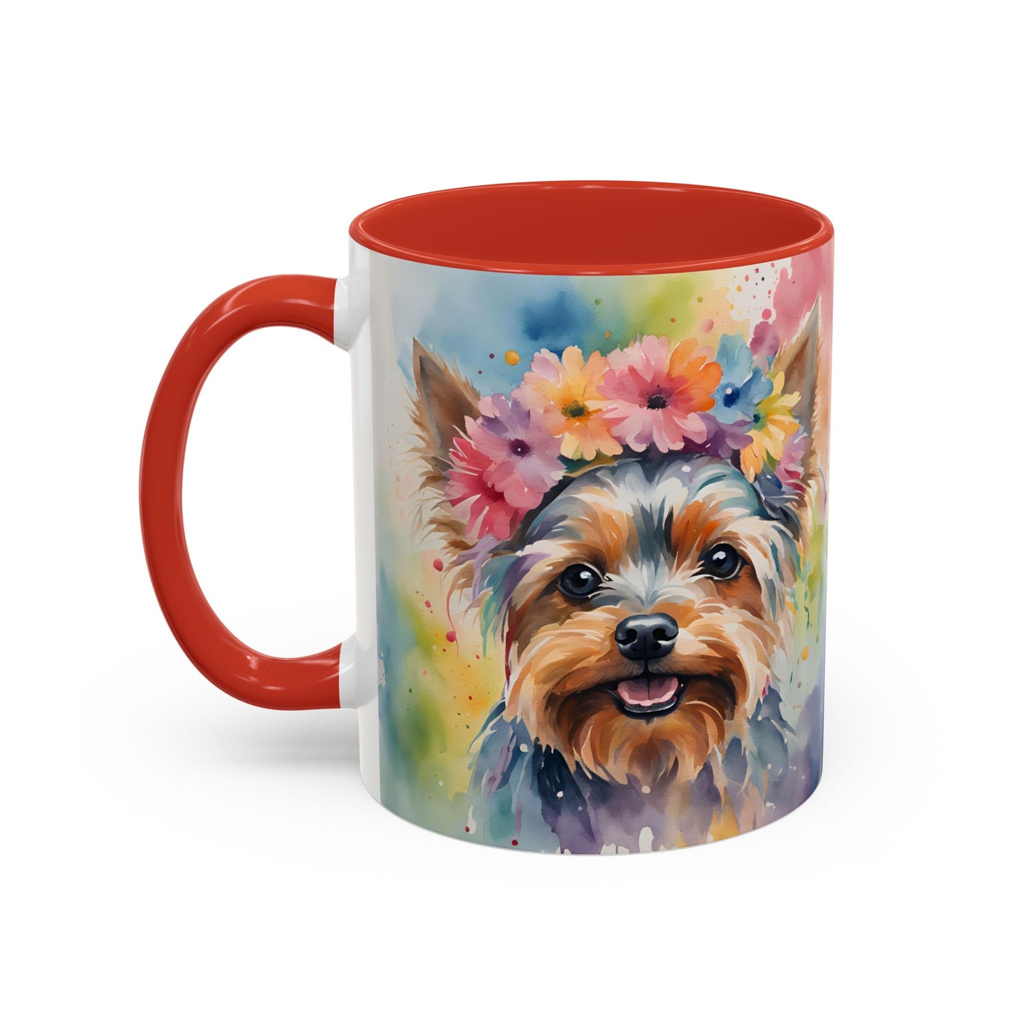 Yorkshire Terrier 03 Accent Coffee Mug - Dog Lover Gift