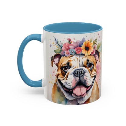 British Bulldog 03 Accent Coffee Mug - Dog Lover Gift