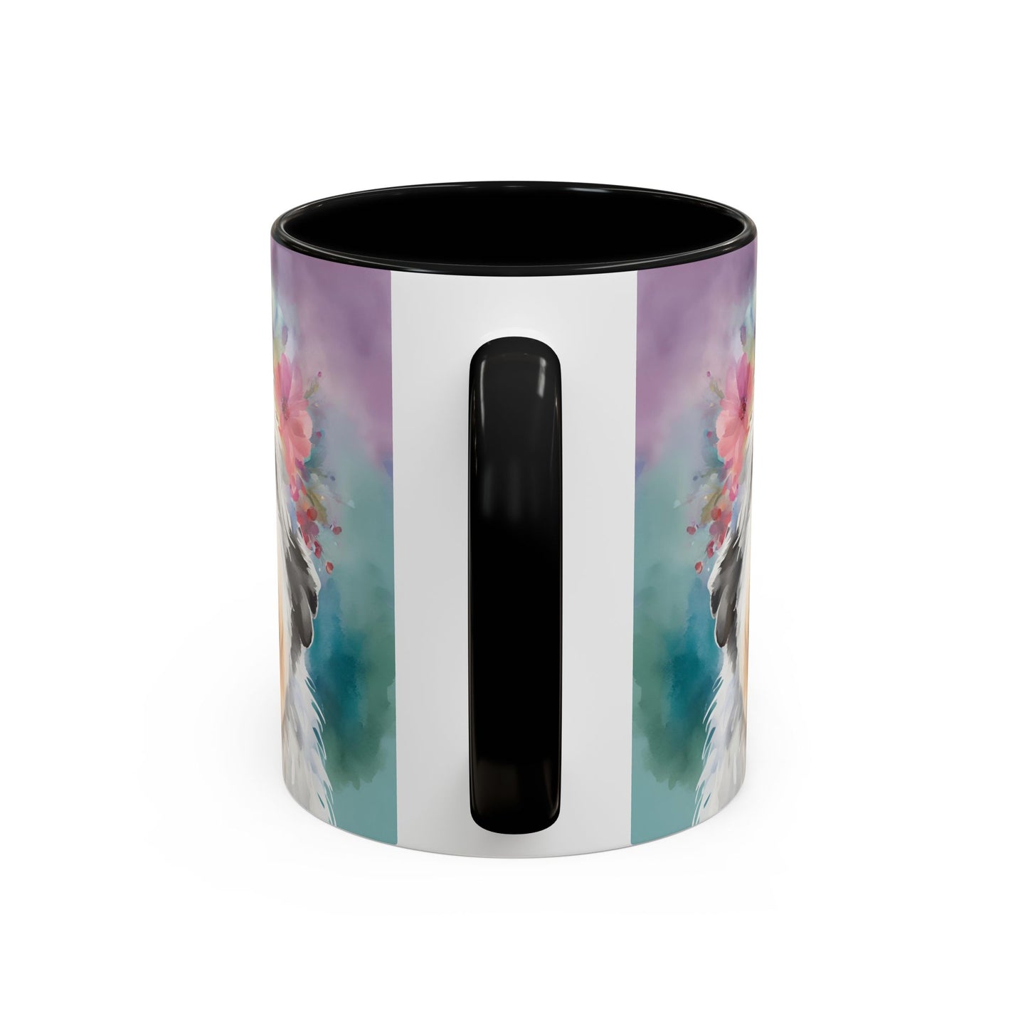 Bearded Collie 04 Accent Coffee Mug - Dog Lover Gift