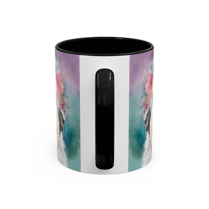 Bearded Collie 04 Accent Coffee Mug - Dog Lover Gift