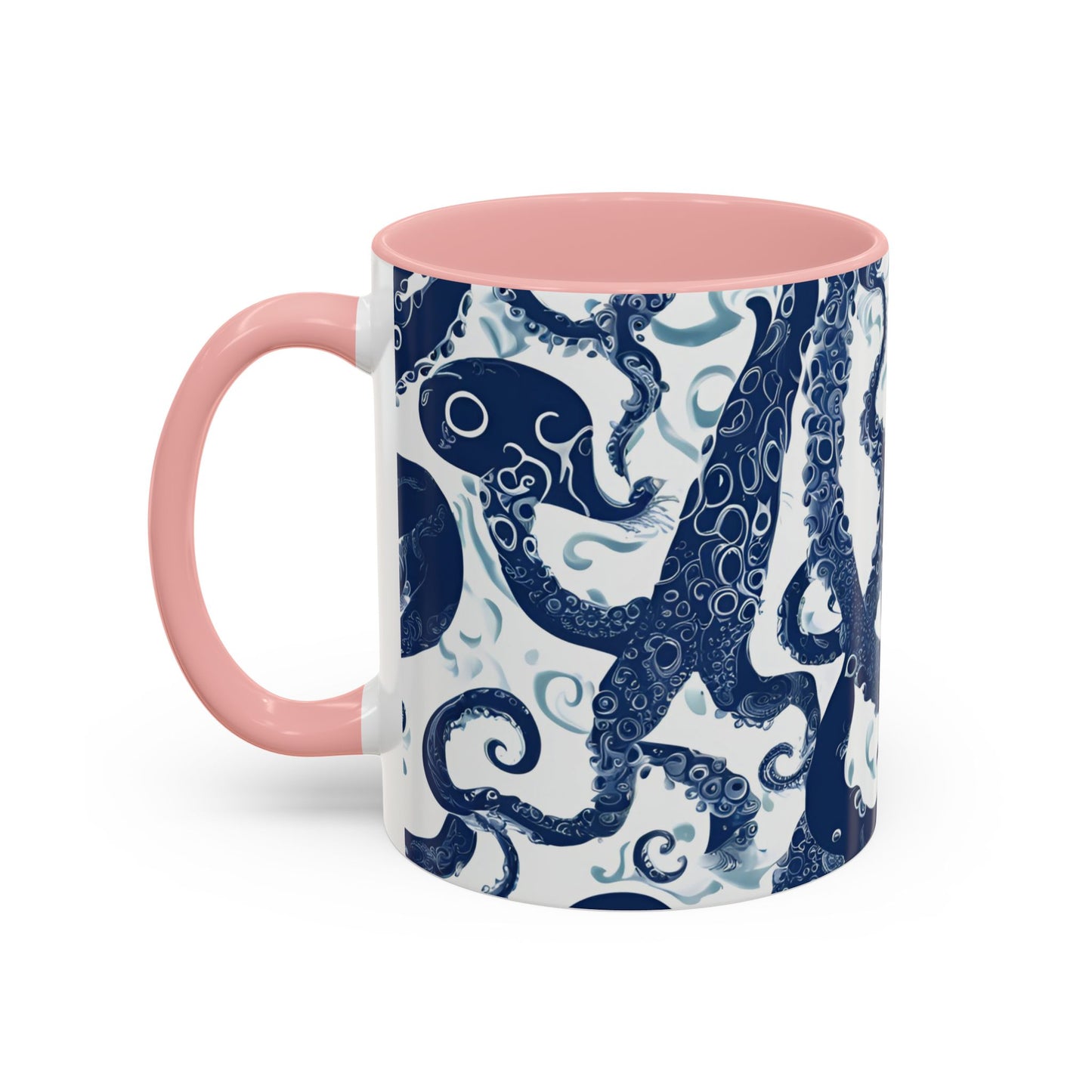 Octopus 1 Accent Coffee Mug (11oz)