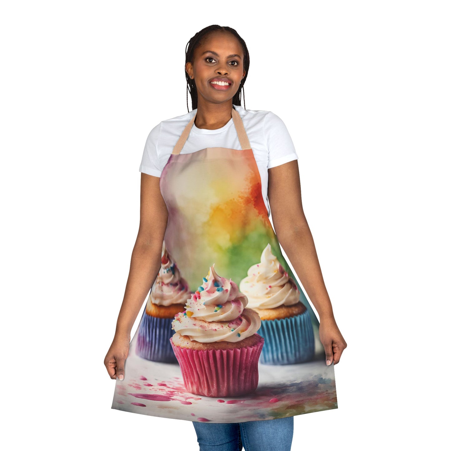 Cupcake 07 Baking Lovers 5-Color Straps Kitchen Wear