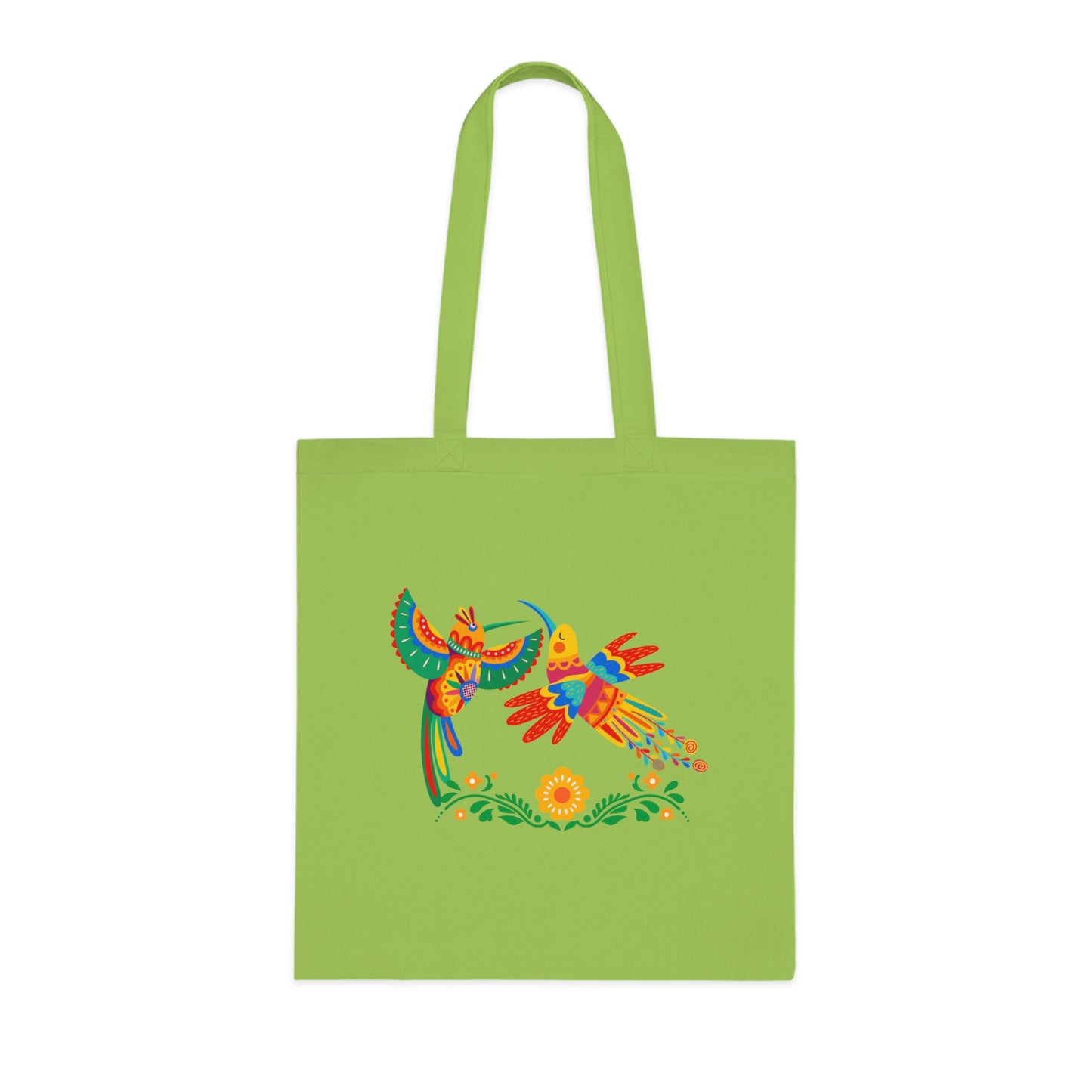 Funky birds 02 Cotton Tote
