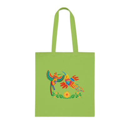 Funky birds 02 Cotton Tote