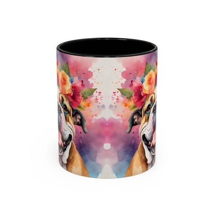 British Bulldog 01 Accent Coffee Mug - Dog Lover Gift