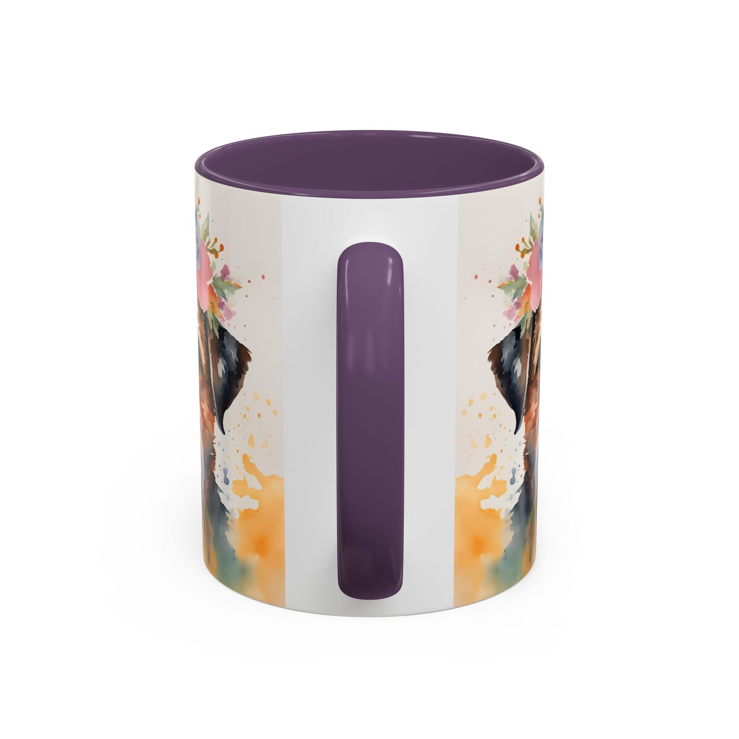 Border Terrier 03 Accent Coffee Mug - Dog Lover Gift