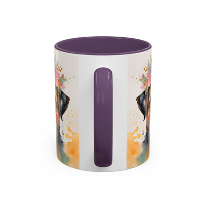 Border Terrier 03 Accent Coffee Mug - Dog Lover Gift