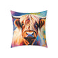 Highland Cow 03 Poly Pillow - Natures Beauty Design