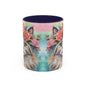 Floral Rag Doll Cat 03 Accent Coffee Mug - 11oz Perfect for Cat Lovers & Gifts