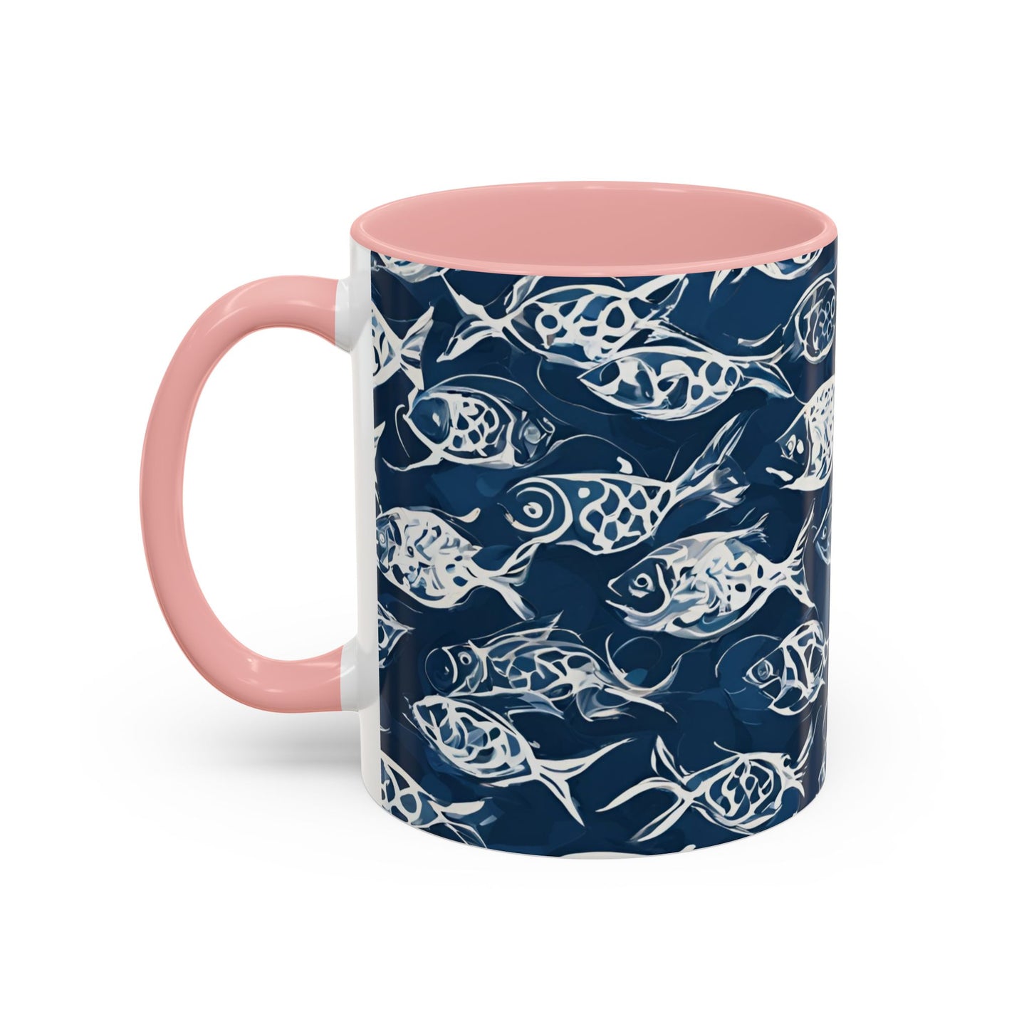 Fish 04 Accent Coffee Mug (11oz)