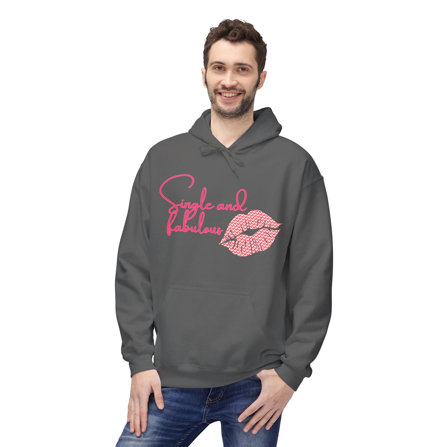 Single And Fabulous Unisex Valentines Hoodie