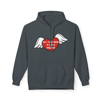 All You Need Is Love and Me Mens Valentines Hoodie