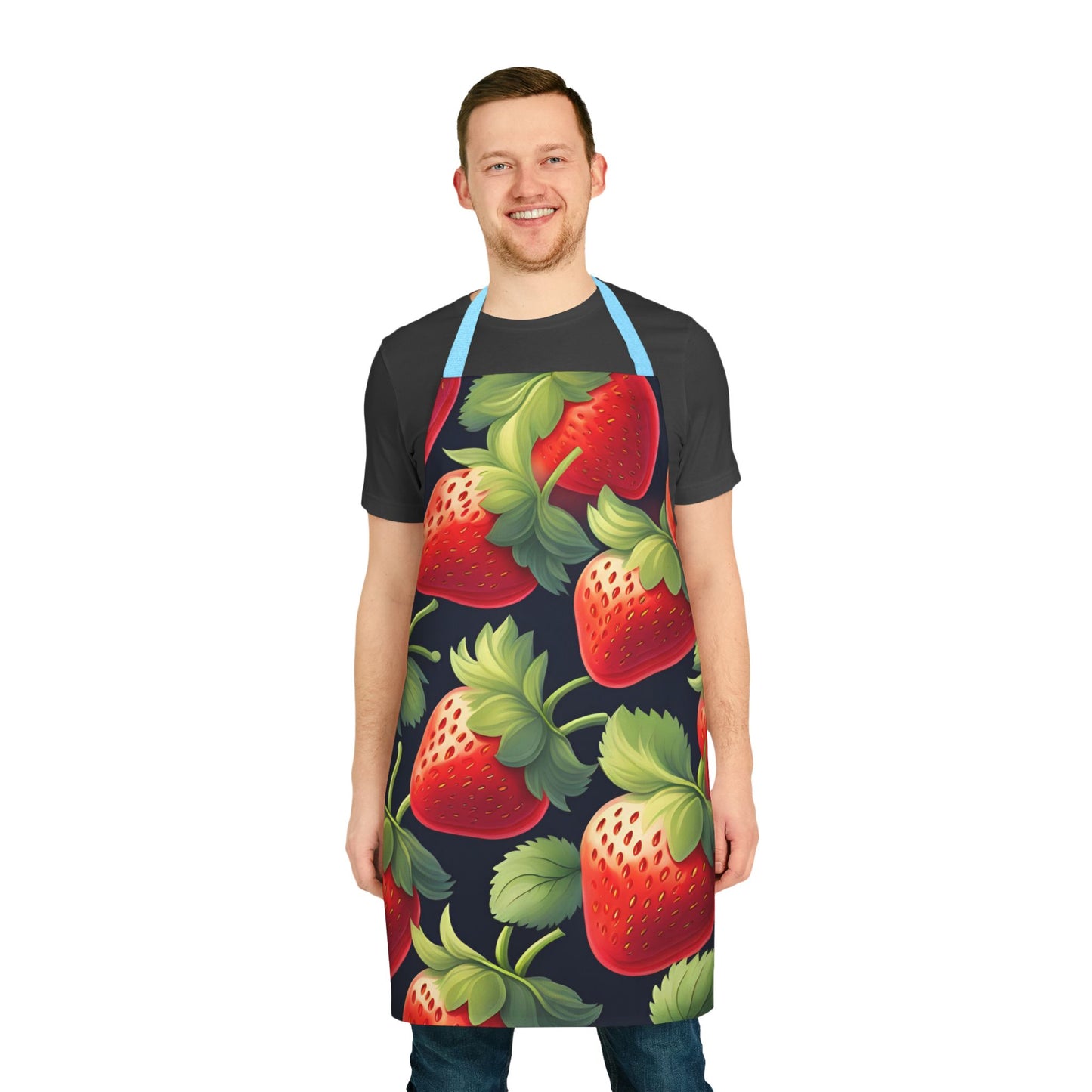 Strawberry 1 Apron, 5 Color Straps (AOP)