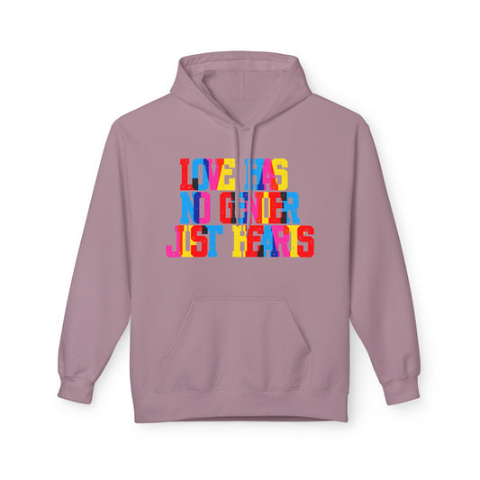 Love Has No Gender Just Hearts Unisex Valentines Hoodie