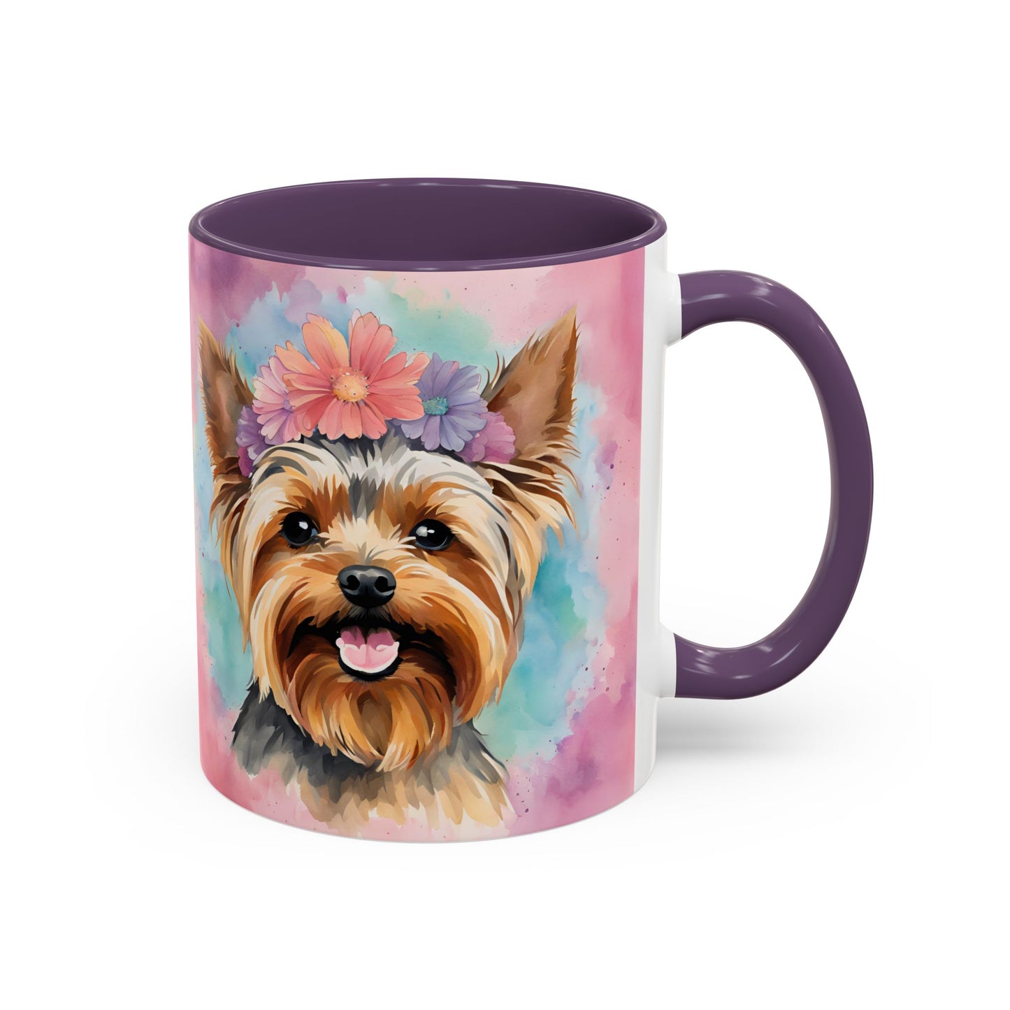 Yorkshire Terrier 02 Accent Coffee Mug - Dog Lover Gift