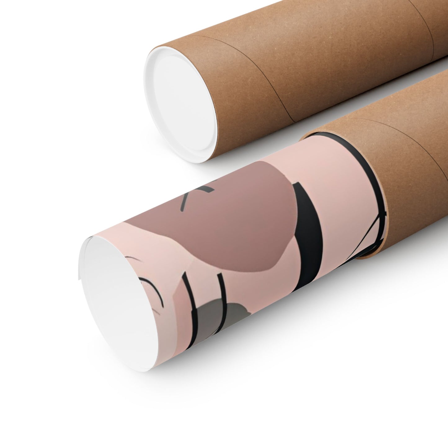 Lonely Forest Pink 16 Matte Square Posters