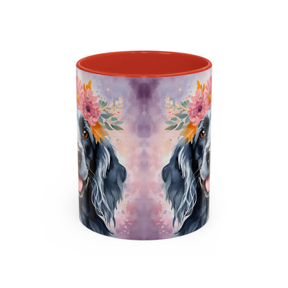 Blue Roan Cocker Spaniel 02 Accent Coffee Mug - Dog Lover Gift