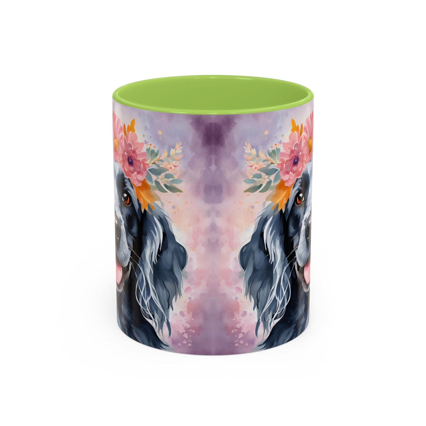 Blue Roan Cocker Spaniel 02 Accent Coffee Mug - Dog Lover Gift