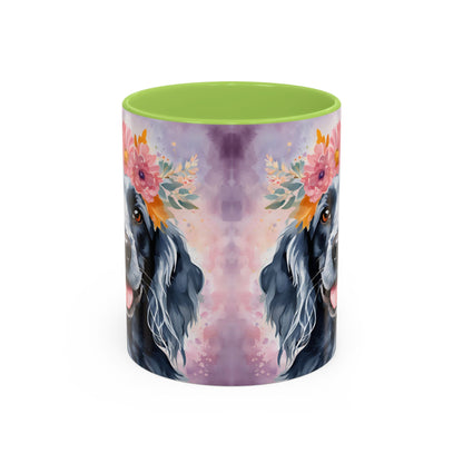 Blue Roan Cocker Spaniel 02 Accent Coffee Mug - Dog Lover Gift