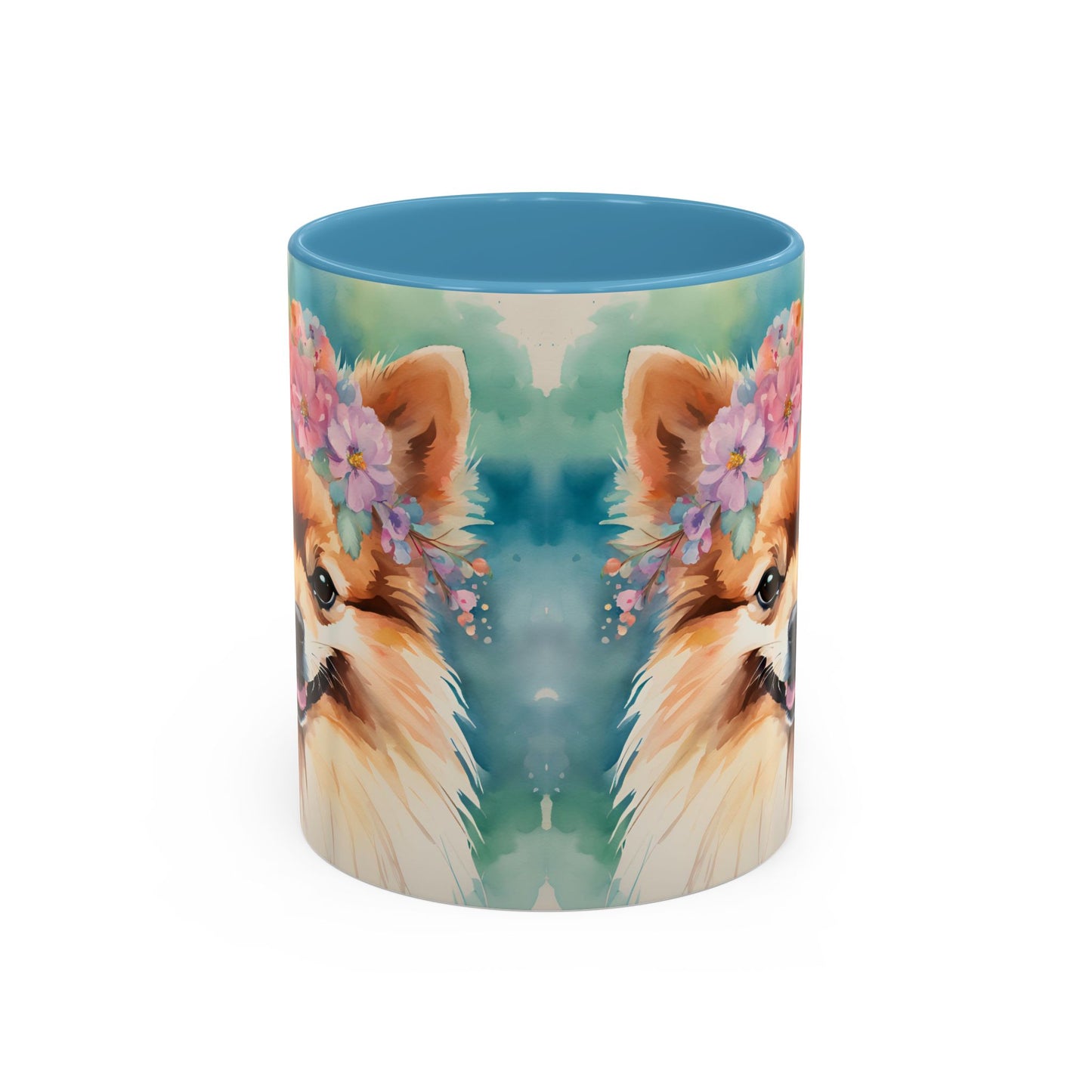 Pomeranian 03 Accent Coffee Mug - Dog Lover Gift