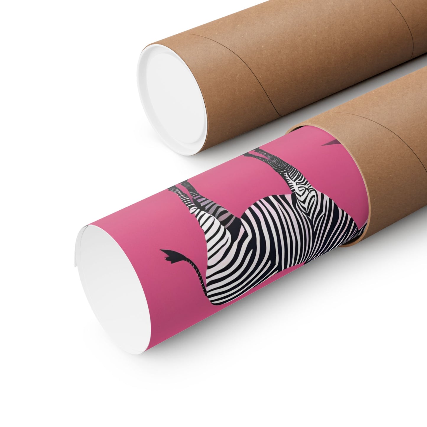 Lone Collection Zebra 7 Matte Square Posters