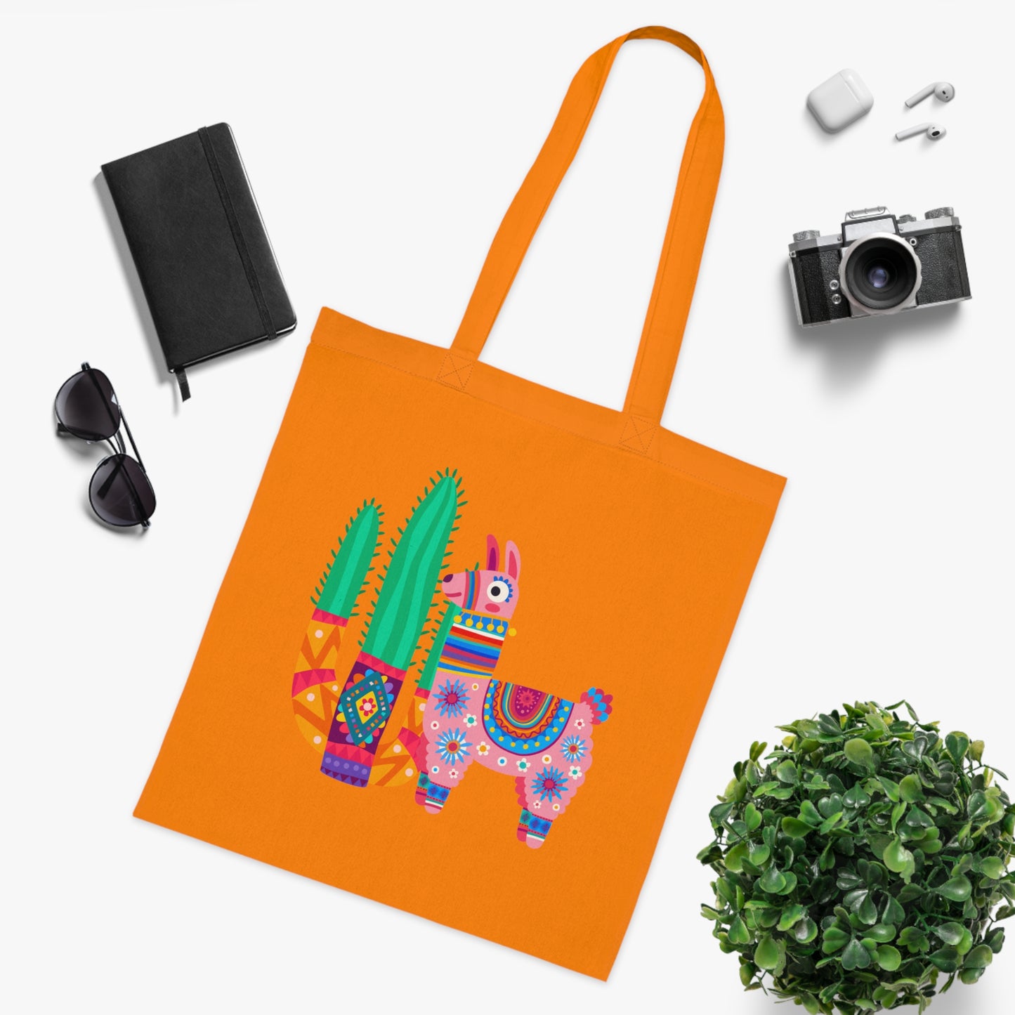 Llama 01 Cotton Tote